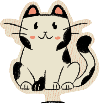 CatCha feline friend illustration