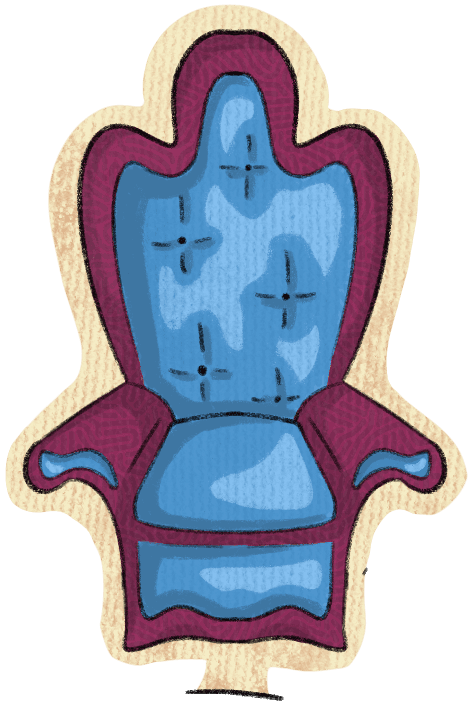 CatCha castle furniture – armchair decoration